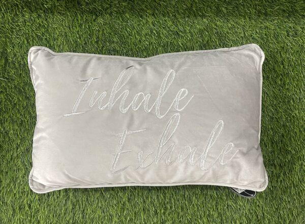 Inhale and Exhale Pillow