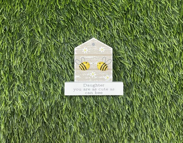 Pebble Bee Hive Daughter Plaque