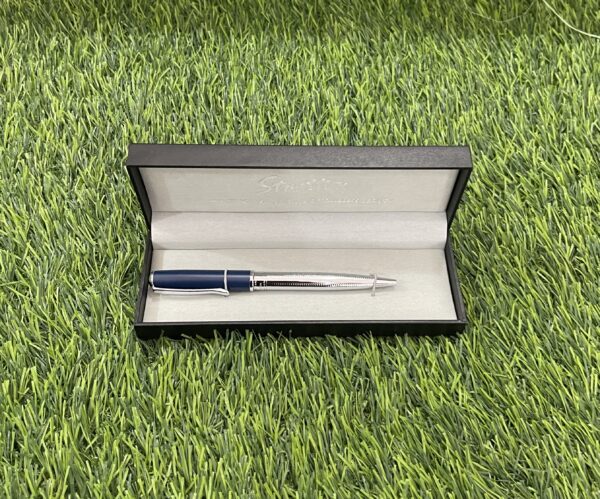 Stratton Blue and Silver Ball Point Pen